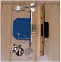 Mortice lock suitable for wooden gates