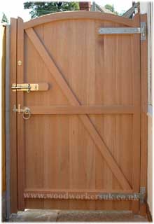 Timber pedestrian gates