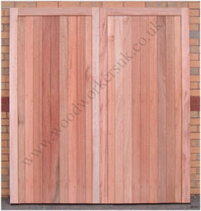 Timber garage doors - The Clwyd