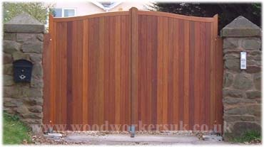Wooden driveway gates manufactured to your own sizes