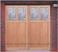 Wooden garage doors - The Alyn