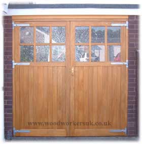 Wooden garage doors - The Conway